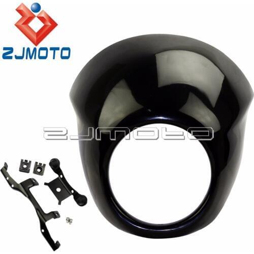 Motorcycle Headlight Mask Fairing Cafe Racer Style Front Visor For Harley Davidson Street XG 500 XG750 2014-2016