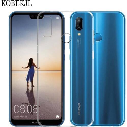 KOBEKJL Soft Transparent Case Huawei Nova 3e Case Cover Ultra Thin Clear Silicone Back Cover Phone Case For Huawei Nova 3e Case