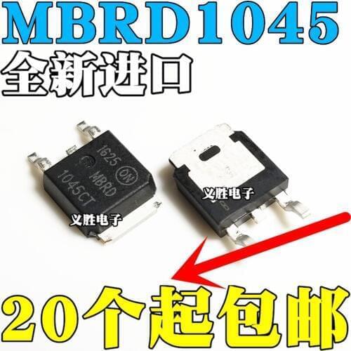Brand new original MBRD1045 MBRD1045T4G MBRD1045CT B1045G TO252 SMD