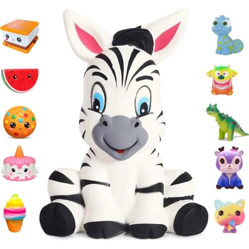 Jumbo Cheese Chocolate Biscuits Cute Squishy Slow Rising Soft Squeeze Fidget Toy Scented Relieve Stress Funny Kid Xmas Gift