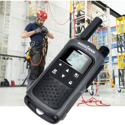 Rechargeable Walkie Talkies Socotran T80 0.5W 22CH Long Distance Two Way Radio VOX with privacy code & rechargeable battery Pair