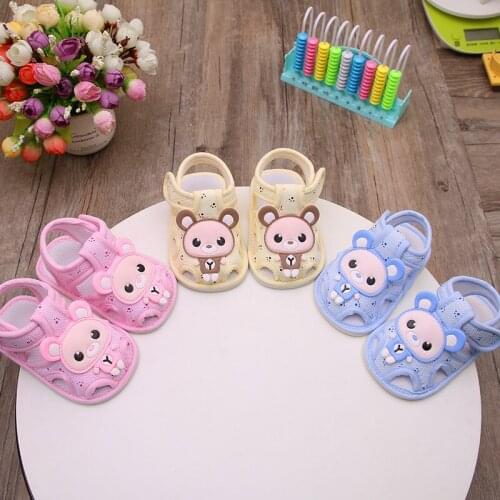 2021 summer male and female baby sandals 0-1 year old newborn baby shoes soft bottom non-slip pre-step toddler shoes