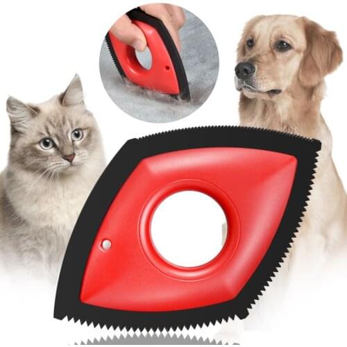 Pet Dog Cat Hair Remover Sofa Car Detail Scraper Pet Comb Multifunctional Dust Dog Cat Hair Removal Brush Pet Cleaning Supplies