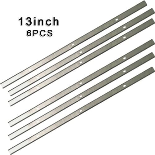 For WEN 6552 Planer 6552T Blade Delta 22-590 22-591 6pcs 13 Inch Blade 6-piece set of 13-inch HSS planer blades
