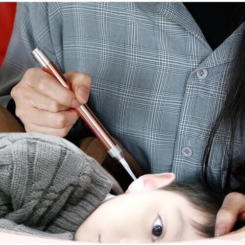 1PC LED Lamp Lighting Child Baby Earwax Wax Earwax Remover Flashing Spoon Ear Cleaning Care Tool