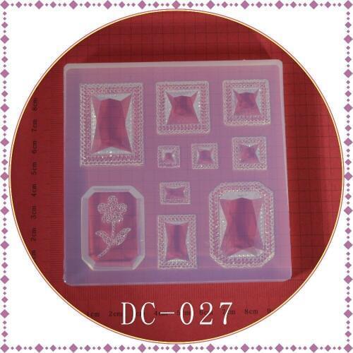 Time gemstone Liquid silicone mold DIY resin jewelry pendant necklace pendant lanugo mold resin molds for jewelry