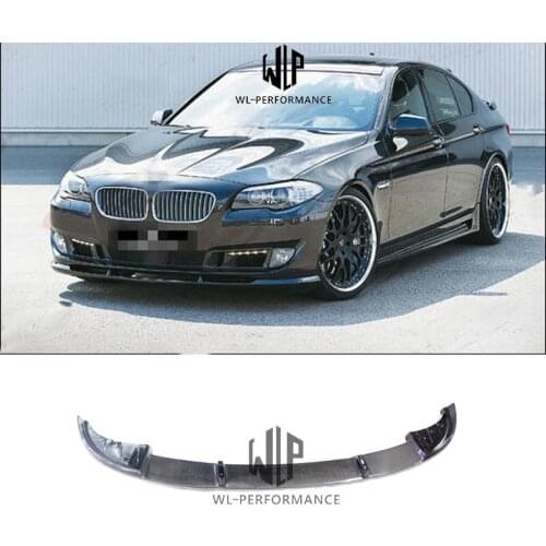 F10 5 Series High Quanlity Carbon Fiber Auto Front Lip Diffuser Car Styling for BMW F10 5 Series Car Body Kit 14-17