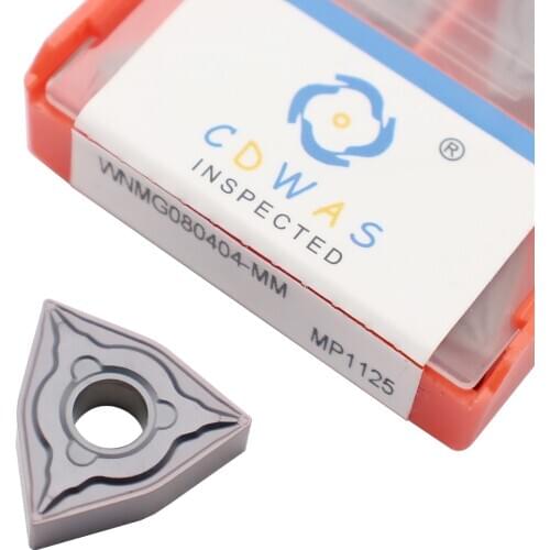 WNMG080404 MM MP1125 External Turning Tool High Quality WNMG 080404 Carbide Inserts CNC Lathe Cutter Tool for Stainless Steel