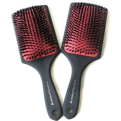 XUCHANG HARMONY 1 Piece Plastic Handle Frosted Air Bag Massage Hair Brush Big Paddle Hair Comb for Hair Extension