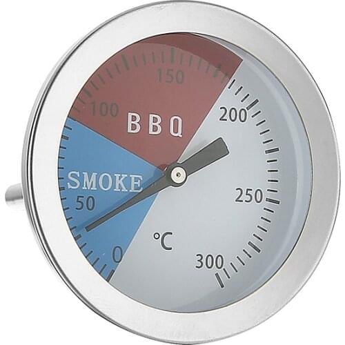 1Pcs Stainless Steel 0-300 Celsius Barbecue Smoker Thermometer Grill Meat Thermometer Oven Thermometer Kitchen Accessories