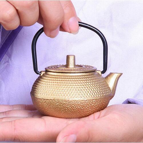 50ml Mini water bottle kettle Cast iron pet Variety of styles Small Bottle Kung Fu Tea bottle