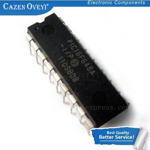 50pcs/lot PIC16F648A-I/P PIC16F648A 16F648A-I/P 16F648A DIP-18 In Stock