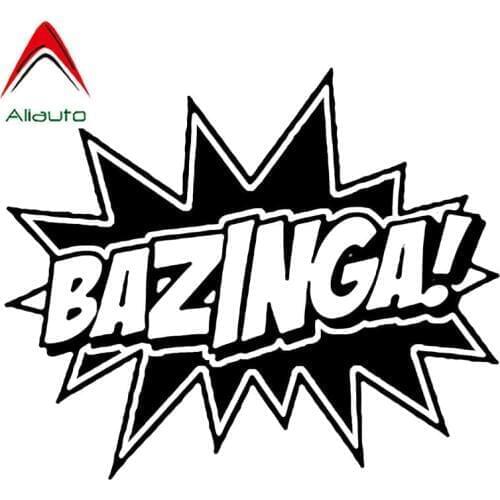 Aliauto Personality Car Sticker Bazinga! Big Bang Theory Motorcycles Decoration Vinyl Waterproof Reflective Decal,13cm*11cm