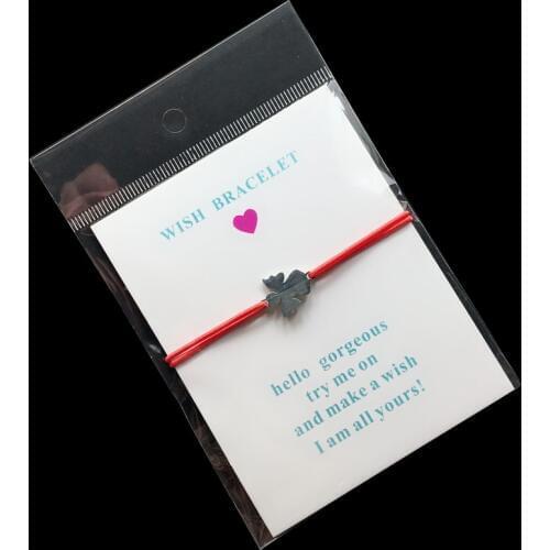 Wish Bracelet Stainless Steel Angel Charm Cord Bracelet Heart Pendant Adjustable Cord Bracelet For Women Children