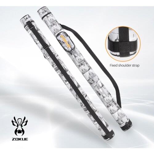 ZOKUE Billiard Cue Case 2 Holes Cue Case 90cm PU Material Carrying Bag Waterproof Billiard Bag Fit 160cm Billiard Cue