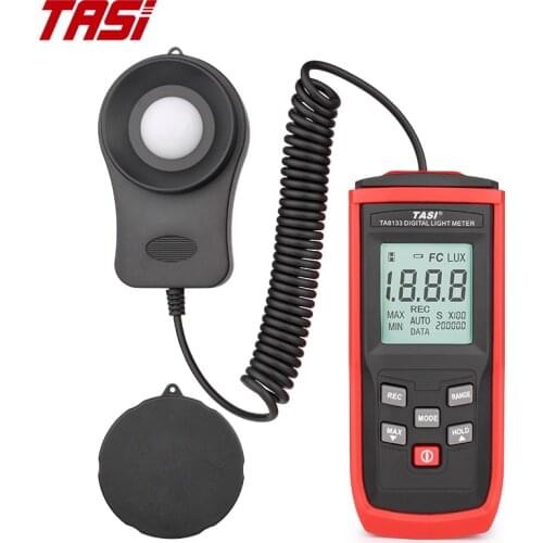 TASI TA8131/TA8133 Digital Light Meter Photography Digital Luxmeter Split Illuminometer Lux/Fc Photometer Enviromental Tester