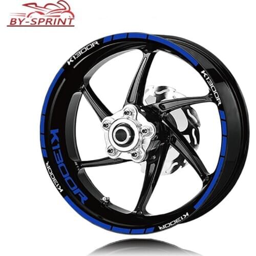 For BMW K1300R k1300r K 1300R Motorcycle Rim Reflective Wheel Stickers Tire Decoration Protection Decals Stickers With Logo