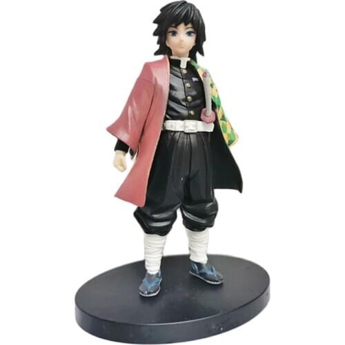Demon Slayer Figures Kamado Tanjirou Tomioka Giyuu toys 17cm 15cm Model furnishing articles