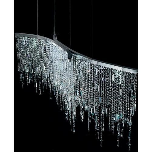 Italian luxury crystal chandelier living room restaurant long bar porch aisle bedroom model room villa crystal lamp