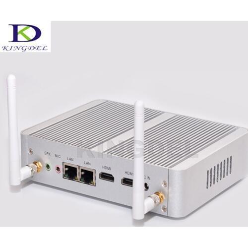 Kingdel Hot Fanless Mini PC Desktop Computer with Intel Celeron N3150 Quad Core 2.08GHz barebone Nettop max 8GB RAM