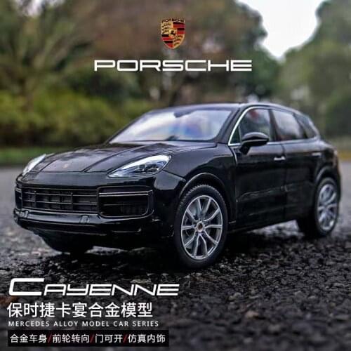 WELLY 1:24 Porsche MACAN Alloy Simulation Car Model Original Authentic Ornaments Adult Collection Gift Door Open Free Shipping