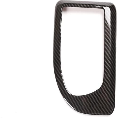 For BMW 5 Series E60 525li 523li 2004-2007 Central Control Gear Frame ABS Carbon Fiber 1Piece Set