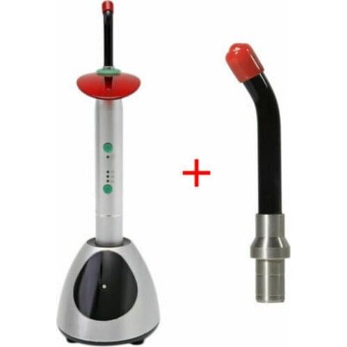 D8 LED Curing Light Lamp +Rod Tip Resin Wireless Cordless Orthodontic Rechargeable Power Fiber Quick Solidify Dental Supplies