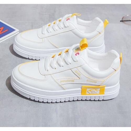 Women Platform Shoes Fashion Sneakers Height Increasing Woman Casual Loafers Comfortable Soft Bottom New Student Skateboarding