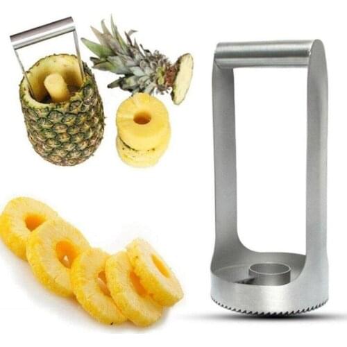 1pc Fruit Vegetable Knife Stainless Steel Gadget Kitchen Accessories Pineapple Peeler Spiralizer Cutter Core Peel Slicer