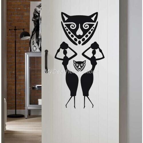 Africa Art Ladies Wall Sticker Decal Vinyl Decor Home Decoration Room Stickers
