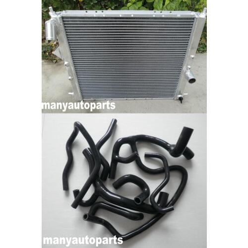 Aluminum Radiator + Silicone Hose for Renault Lutecia Clio MK1 16S Williams 1.8L/2.0L 16V F7R I4 MT 1993-1998 96 95 97
