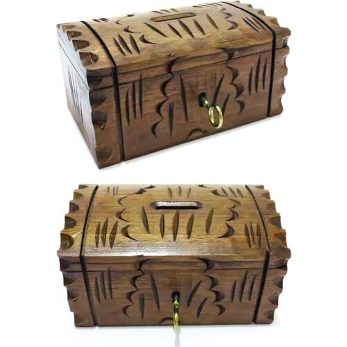 Arsimo Wooden Piggy Banks For Money