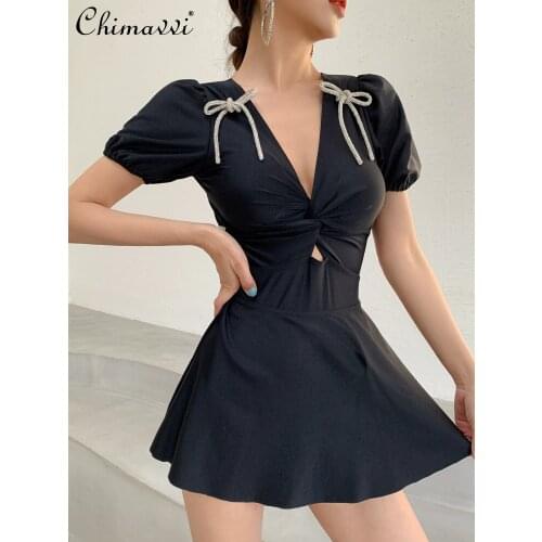 Chimavvi Black Swimwear