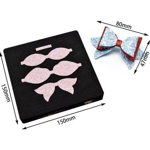 2021 Diy Bow Scrapbook Wooden Mold Leather Mold Die Cut Handmade Crafts Suitable For Sizzix Big Shot Machines