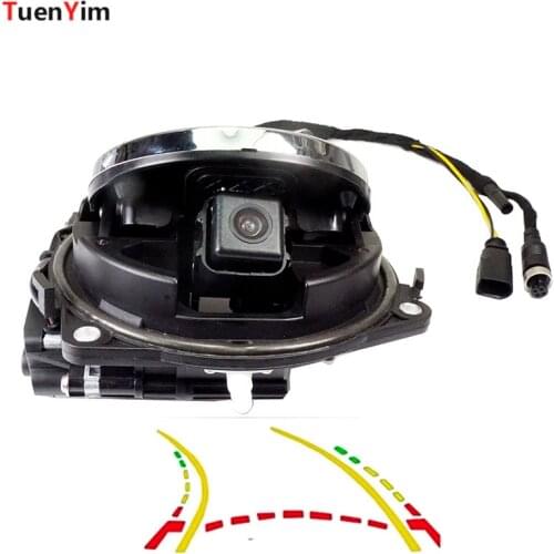 Dynamic Track Badge Flip Emblem Rear View Reverse Camera For VW Golf Polo CC Beetle Magotan B6 B7L B8 EOS T-roc Passat R Car