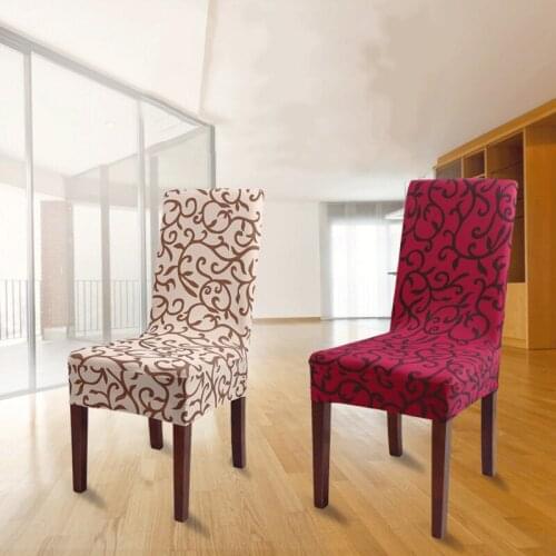 Spandex Chair Cover Stretch Home Dining Elastic Floral Print Chair Covers Multifunctional Spandex Elastic Cloth Universal Size