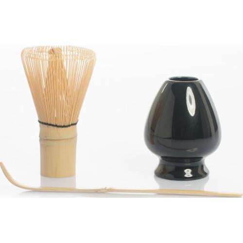Elegant Traditional Matcha Giftset Natural Bamboo Japan Matcha Whisk & Classical Scoop & whisk holder Japanese Matcha tea Sets