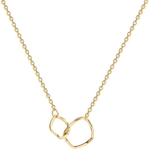 Geometric Metal Square Titanium Steel Necklace Simple Wild Temperament Personality Clavicle Chain Trend Necklace For Women