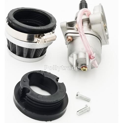 Minimoto Carburetor Carb Carby Air Filter Stack For 2 Stroke 47cc 49cc Engine Parts Mini Moto Kids ATV Quad Dirt Pocket Bike