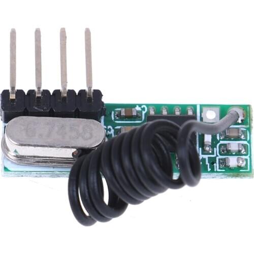 Receiver Kit And RF Wireless Transmitter Module For Arduino Raspberry Pi /ARM/MCU WL DIY Kit 433Mhz 2.0V - 5.5V 433MHZ Wireless