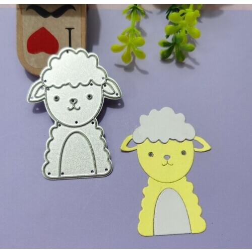 The Little Goat and the Little Be Metal Cutting Dies for DIY Scrapbooking Album Paper Cards Decorative Crafts Embossing Die Cuts