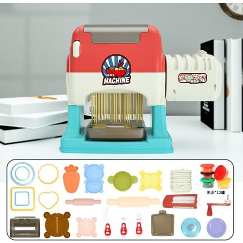 Model Clay Noodles Maker Mud Noodle Machine DIY Clay Professional Slime Playdough 12 Colors Clay Role Play House Toy