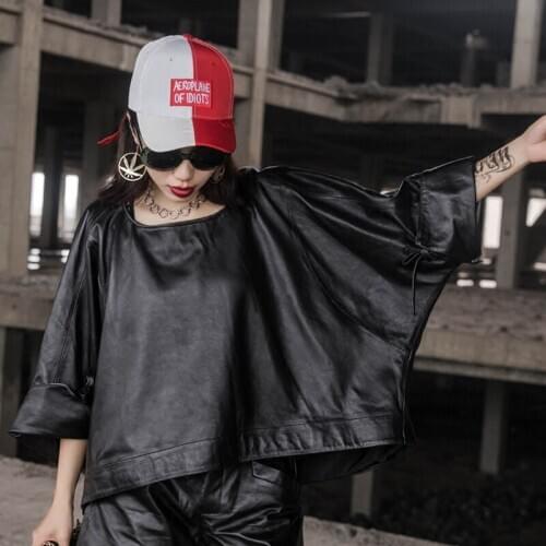 Fashion High Quality Real Leather Jacket Women Coat Female Autumn Korean Simple Womens Sheepskin Coats Jaqueta De Couro Zjt1957