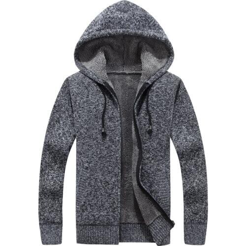 Autumn and winter wear velvet Men'new cardigan sweater Korean version of self-cultivation trend leisure knitted sweater