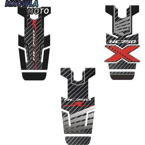 Motorcycle Carbon Fiber Oil Fuel Gas Tank Pad Tankpad Decal Protector Sticker For NC750X NC 750 NC700 NC700 NC750