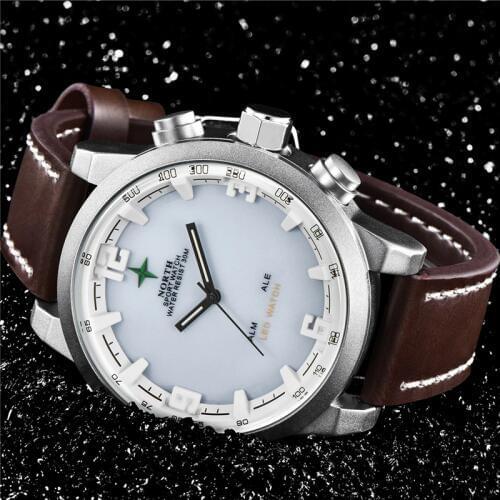 Светодиодные часы NORTH China At AliExpress