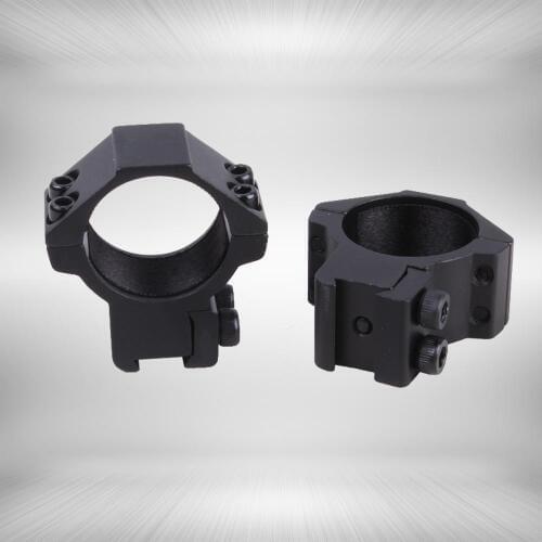 Hunting Gun accessories 30mm/2PCs Med Profile Airgun Rings w/Stop Pin 11mm Dovetail Rifle Scope Mount Rings