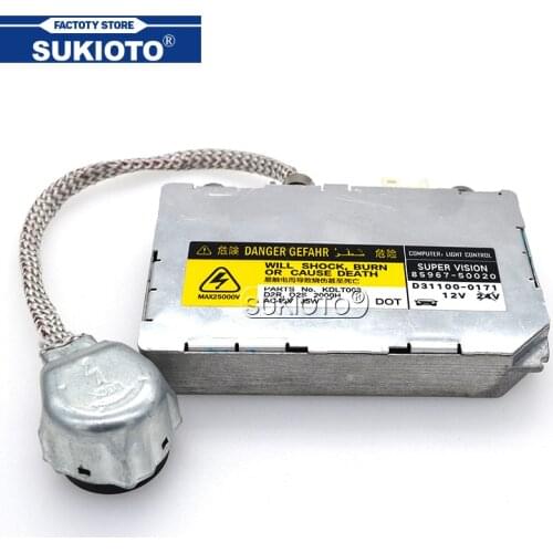 SUKIOTO Original OEM KDLT002 85967-50020 35W D2S D2R Xenon HID Headlight Ballast Control 8596750020 For Subaru Legacy Outback