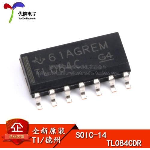 Genuine original patch TL084CD chip quad operational amplifier JFET SOP-14