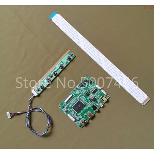 Fit N156HGE-EA1/EA2/EAB/EAL WLED micro USB 5V notebook panel 1920*1080 eDP-30Pin 2mini LCD display controller board DIY kit